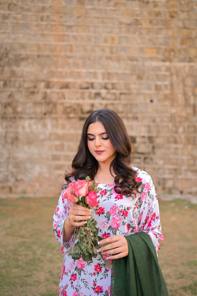 Essence - Printed Gharara Set