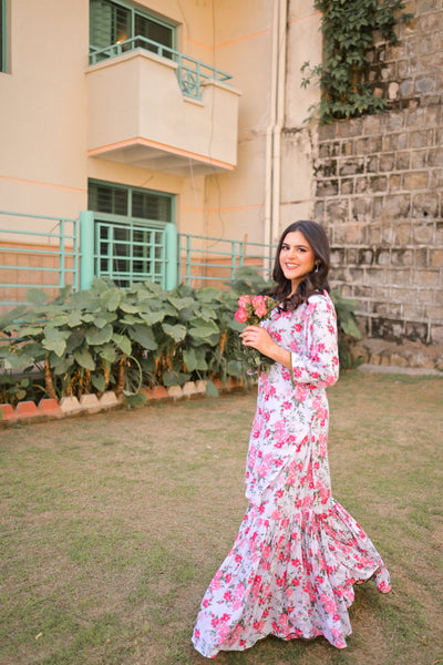 Essence - Printed Gharara Set