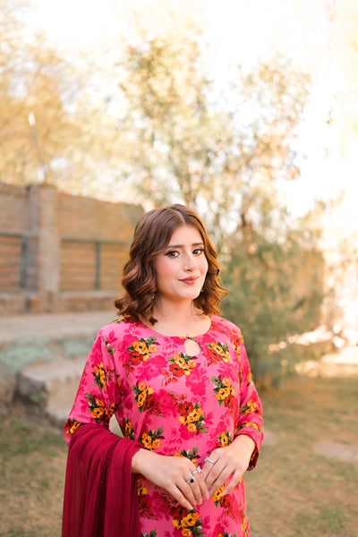 Tulip - Printed Gharara Set