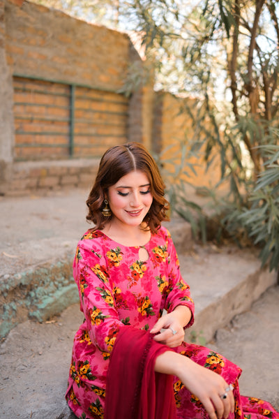 Tulip - Printed Gharara Set