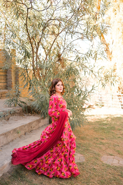 Tulip - Printed Gharara Set