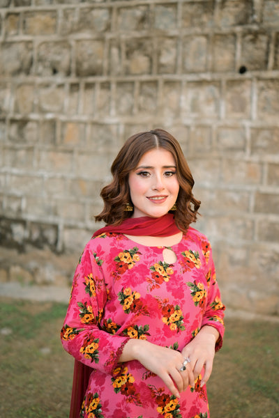 Tulip - Printed Gharara Set