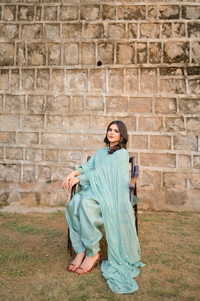 Drizzle - Farshi Shalwar Suit