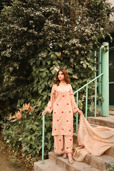 Soorti - Embroidered Formal Dress