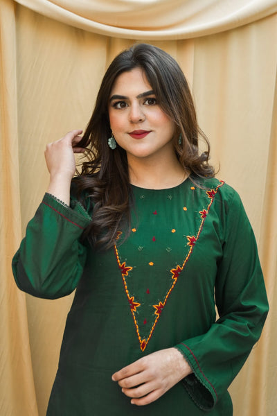 Fern 2Pc, Embroidered Lawn Dress
