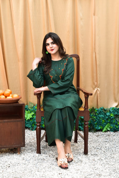 Fern 2Pc, Embroidered Lawn Dress