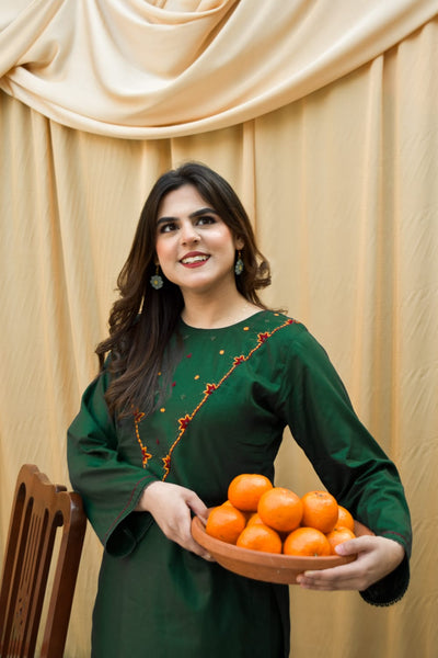 Fern 2Pc, Embroidered Lawn Dress