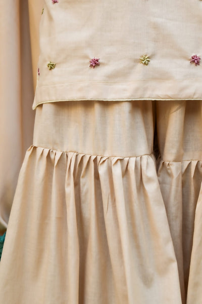 Jolene 2Pc, Embroidered Gharara Set