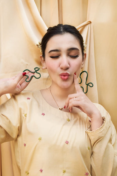 Jolene 2Pc, Embroidered Gharara Set