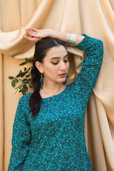 Donna 2Pc, Printed Gharara Set