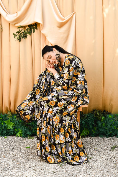 Ramsha 2Pc, Printed Gharara Set