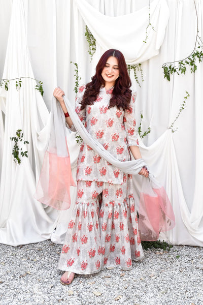 Demi, Printed Gharara Set