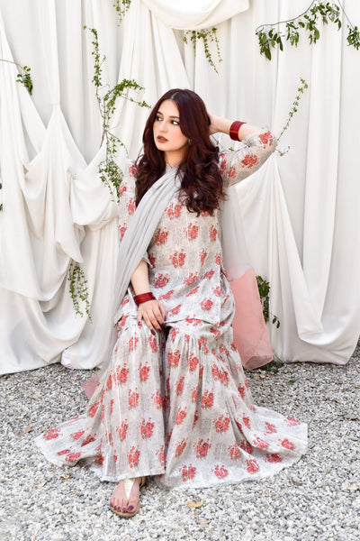 Demi, Printed Gharara Set