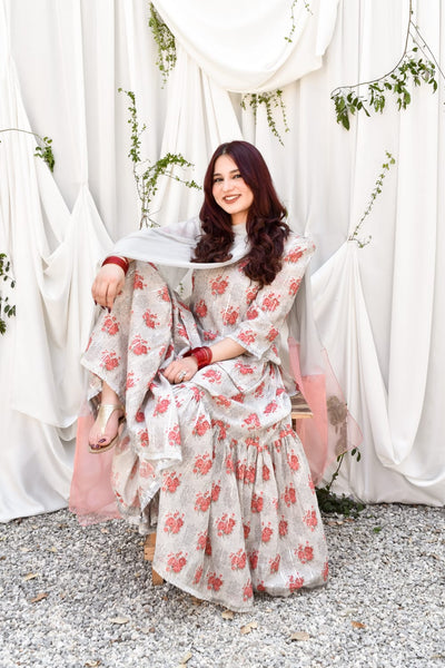 Demi, Printed Gharara Set