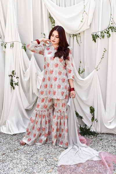 Demi, Printed Gharara Set