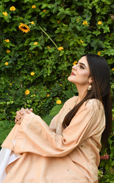 Sukaina, Embroidered Gharara Set