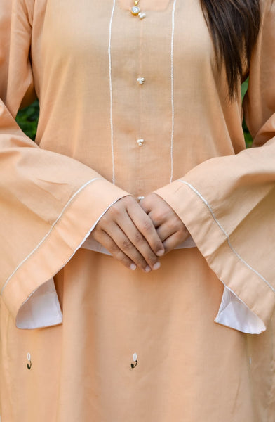 Sukaina, Embroidered Gharara Set