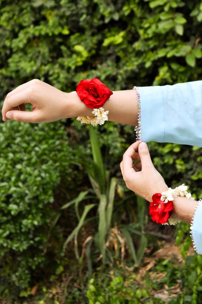 Barfi, Embroidered Gharara Set