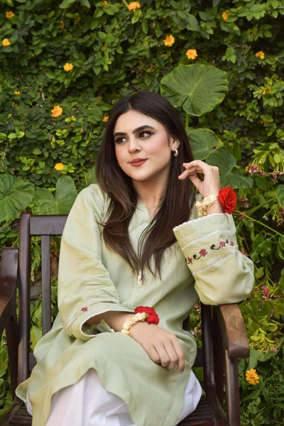 Dimple, Embroidered Dress.