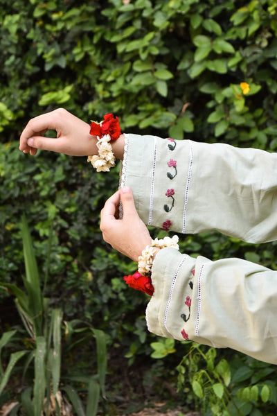 Dimple, Embroidered Dress.