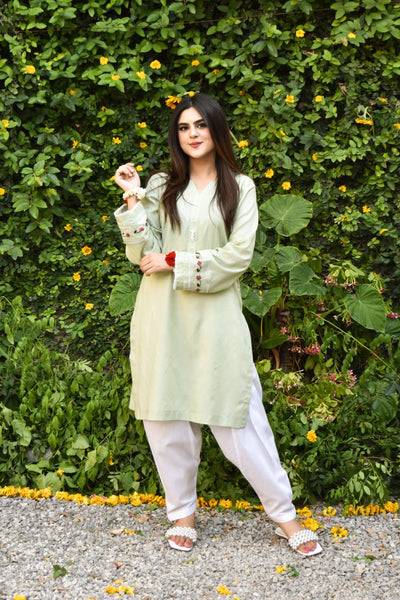 Dimple, Embroidered Dress.