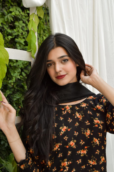 Rose, Printed Gharara Set