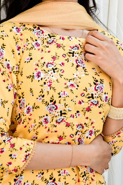 Bumblebee, Printed Gharara Set