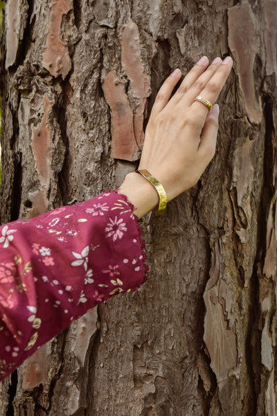 Deena, Printed Khaddar Dress.