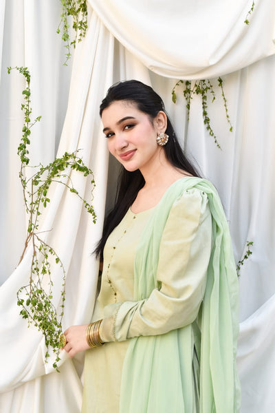 Tamanna, Embroidered Gharara Set