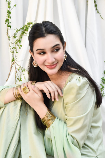 Tamanna, Embroidered Gharara Set