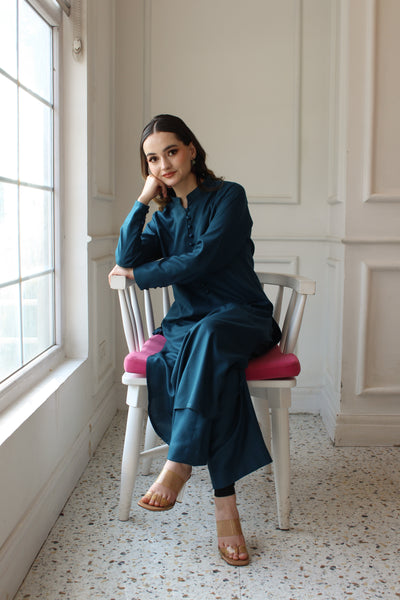 Maisie 2Pc - Solid Winter Dress