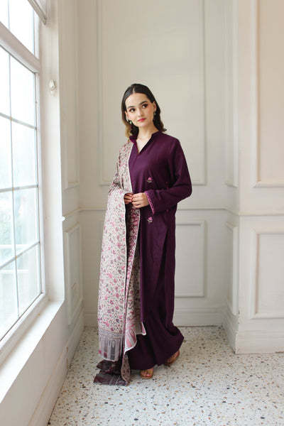 Nina - Embroidered Winter Dress