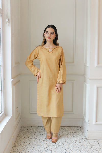 Julia 2Pc - Embroidered Winter Dress