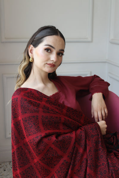 Cherry - Solid Winter Dress