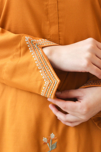 December 2Pc - Embroidered Winter Dress