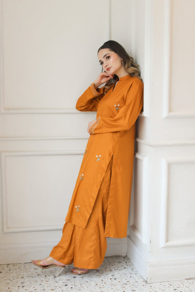 December 2Pc - Embroidered Winter Dress