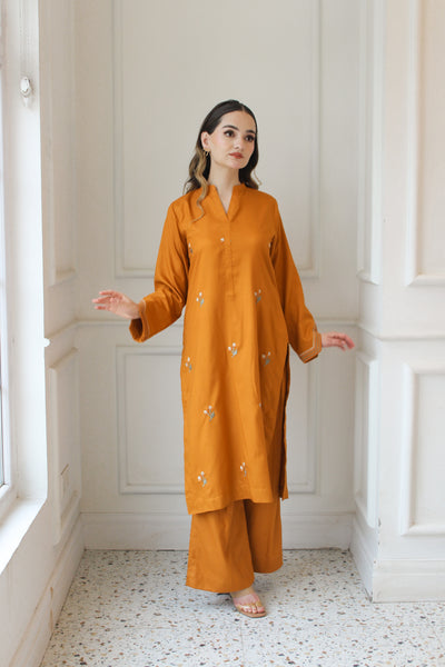 December 2Pc - Embroidered Winter Dress