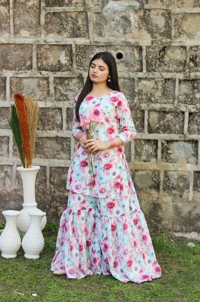 Gul Bagh - Printed Gharara Set
