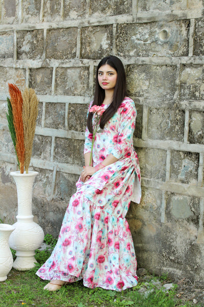 Gul Bagh - Printed Gharara Set