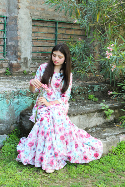 Gul Bagh - Printed Gharara Set