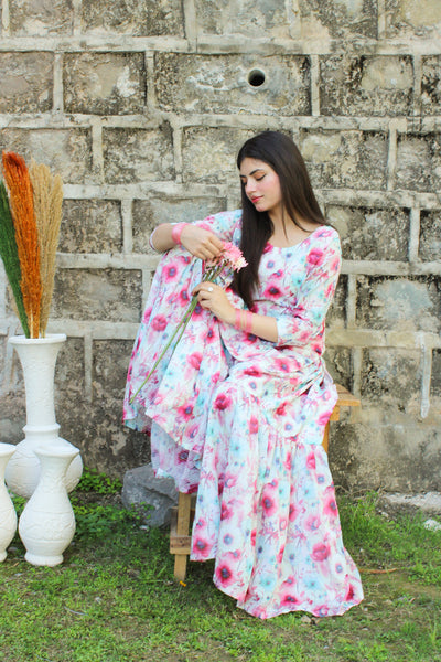 Gul Bagh - Printed Gharara Set