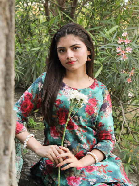 Umeed - Printed Gharara Set