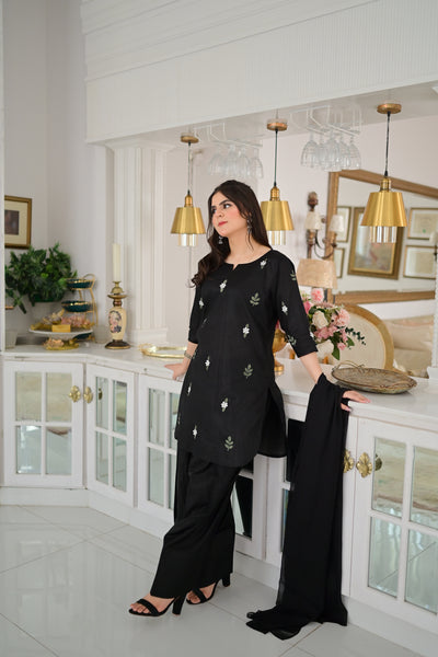 Anmol - Embroidered Farshi Shalwar Suit