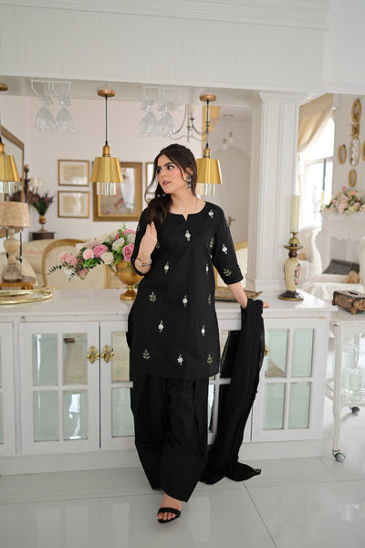 Anmol - Embroidered Farshi Shalwar Suit