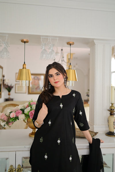 Anmol - Embroidered Farshi Shalwar Suit