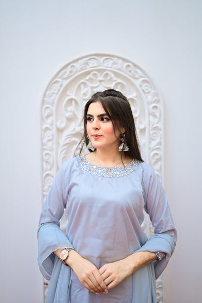Mahrosh - Solid Gharara Set