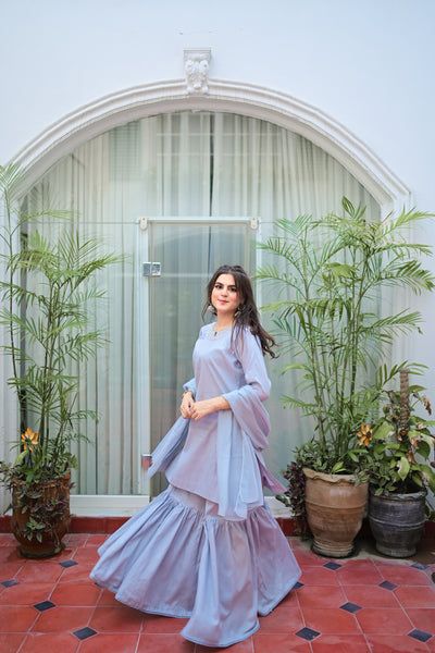 Mahrosh - Solid Gharara Set