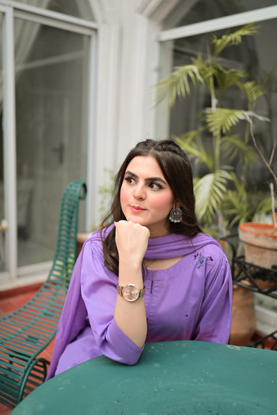 Aangan - Embroidered Farshi Shalwar Suit