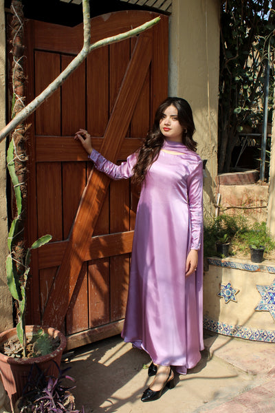 Pari - Embroidered Silk Frock