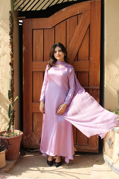 Pari - Embroidered Silk Frock